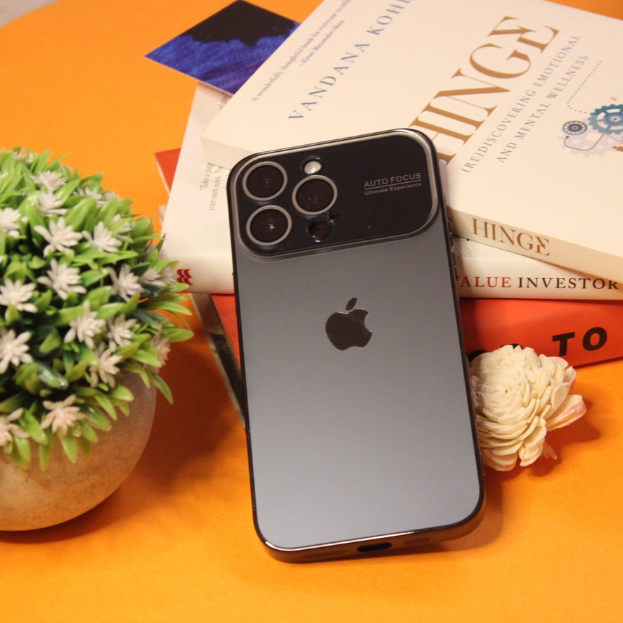 Camera protector matte finish case for iPhone